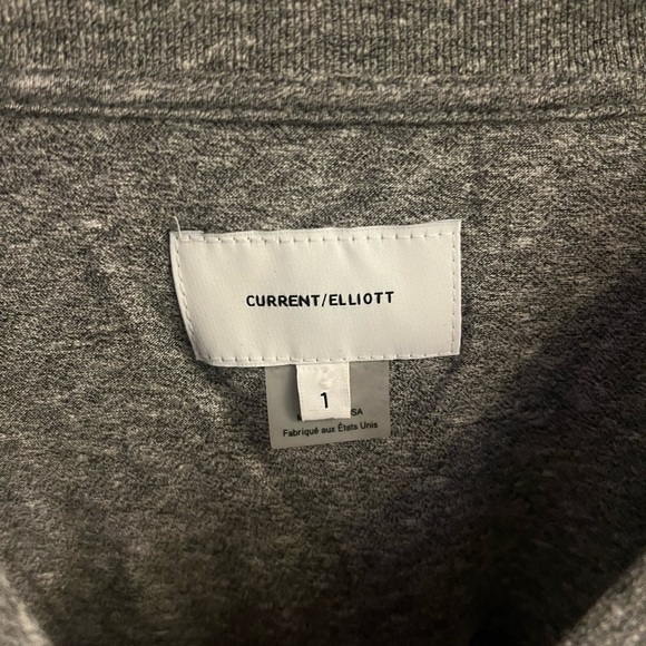 Current/Elliott The‎ Knit Camas Top Heather Grey Jersey - Picture 4 of 7